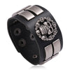 Diverse Styles Skull Skeleton Chain Spikes Rivet Stud Wide Cuff PU Leather Punk Gothic Rock Unisex Bracelet Men Jewelry Bracelet - Image 14