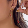 Moving Santa Claus Tassel Dangle Earrings for Women Santa Christmas Tree Asymmetric Long Chain Earrings Jewelry Gift - Image 13