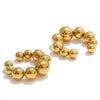 316L Stainless Steel Round Beads Ear Bone Earrings 16K Pvd Plated Personalized Ear Clip Accessories - Image 7
