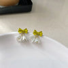 32 Style Colorful Enamel Cartoon Cute Rabbit Fox Ear Clips Funny Cat Bear Long Clip on Earrings Without Piercing for Women Girls - Image 11