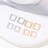 Minimalist Square Rectangle Hoop Earrings For Women Elegant Gold Color Huggie Hoops Anniversary Jewelry - Image 4