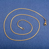 Stainless Steel Cable Chain Necklace in 0.8 mm 1.1 mm and 1.5 mm Widths - Image 6