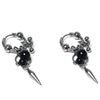 Y2K Spike Rivet Ball Pearl Hoop Earrings for Women Stainless Steel Punk Pointed Drop Earrings Gothic Jewelry Accessories - Image 7