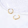 6 Pairs 6 Sizes 18G Small Hoop Earrings Tiny Cartilage Helix Daith Tragus Huggie Earrings Ear Piercing Jewelry Sleeper Ear Hoops - Image 4