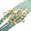 Hollow Star Metal Beads Leather Bracelet Multilayer Glitter Filled Slim Strips Wrap Bracelets Female Jewelry Gifts - Image 3