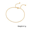 Adjustable Snake Chain Anklet Bracelet Stainless Steel Gold Color Women Minimalist Beach Foot Jewelry Gift - Image 7