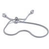 Basic Chain Pull-out Adjustable Bracelet Bangle Gold Platinum Plated Daily Jewelry Gift - Image 7