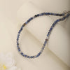 1PC 4mm amazonite stone beaded necklace for women ingx tiny pink wintersweet india onyx necklace women beaded jewelry - Image 8