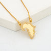 Gold Color Earrings and Necklace Jewelry Set for Party Zircon Stud Earrings Pendant Necklace Bangle Bride Jewelry Set - Image 5