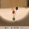 North Star Birth Stone Necklace from Europe and America, 12th Birthday Crystal Star Clavicle Pendant Necklace - Image 3