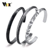 Vintage Norse Viking Cuff Bangle for Men, Stainless Steel Tribal Arrow Almut Male Bracelet,Rock Punk Boy Retro Jewelry - Image 2