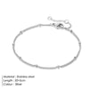 Stainless Steel Snake Chain Anklet for Women Summer Beach Gold Color Anklets Jewelry - Image 22