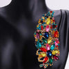 Shiny Large Glass Flower Brooches for Women Unisex Rhinestone Pins 6-color Available Casual Party Accessories Gifts - Image 1