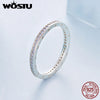 Silver Simple White Opal Black Onyx Band Rings For Women, Everyday Wear Full Stone Rings Party Gift for Her - Image 4