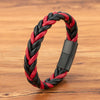 Xqni Classic Braided Leather Bracelet Men Jewelry Charms Design Stainless Steel Punk Bracelets For Men Husband Friend Gift - Image 12
