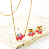 Circular Shell Jewelry Set Pendants Necklace Earring Sets Sun Cross Stainless Steel Set For Women Wedding Party - Image 12