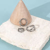 Eight-Pair Oversized Hoop Earring Set in Gold-Tone or Silver-Tone - Image 5