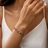 Elegant Red Crystal Zircon Metal Chain Bracelets for Women Colorful Heart Bracelets Party Wedding Wrist Charms Jewelry Gift - Image 34