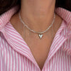 Multilayer Tassel Chain Necklace with Imitation Pearl Details - Image 8