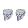 Women's Silver Snowflake Christmas Sparkling Zircon Winter Earrings Fit For Engagement Parties Jewelry - Image 22