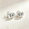 Silver and Compact Star Moon Heart-Shaped Snowflake Zircon Earrings for Women Minimalist Engagement Party Jewelry - Image 37