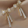 Bow Crystal Zircon Earrings For Women Party Jewelry Ear Accessories Valentine's Day Gift - Image 5