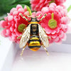 Insect Bumble Bee For Women Kids Girls Jewelry Gold Color Yellow Green Enamel Brooches - Image 4