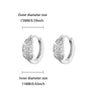 Zircon Hoop Earrings for Women Gold Color Stainless Steel Butterfly Heart Snake Earring Party Wedding Jewelry Gif - Image 13