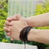 hand-woven Jewelry Leather Braided Rope Wristband Wrap multilayer men bracelets bangles for women - Image 4