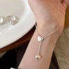 Heart Pendant Choker Necklace with Adjustable Chain - Image 5