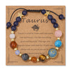 12 Zodiac Signs Stone Bracelet Taurus Cancer Virgo Pisces Charm Bracelets for Women Men Couples Friendship Jewelry Gift - Image 4