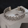 Weave Twist Geometric Wide Cuff Bracelet For Women Couples Ethnic Simple Personality Vintage Party Jewelry Gifts - Image 6
