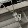 26 Letters A-Z Zircon Crown Pendant Necklace for Women Men Punk Initial Alphabet Necklaces Hip Hop Choker Chain Jewelry - Image 16