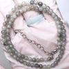 4mm Stone Round Beads Adjustable Necklace Agate Opal Tigers Eye Quartz Crystal Labradorite Charm Necklace Women Jewelry - Image 29