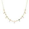 Geometric Rhombus Shaped Small Charm Choker Y Lariat Three Layer Women Neckace Gold Color Jewelry - Image 9