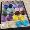 French Retro Irregular Geometric Acrylic Circle Earrings Fruit Color Twisted Round Resin Stud Earrings Women Wedding Jewelry - Image 2