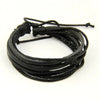 hand-woven Jewelry Leather Braided Rope Wristband Wrap multilayer men bracelets bangles for women - Image 5
