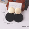 Black Hanging Long Earrings for Women Triangle Square Statement Drop Earrings Boucle Oreille Jewelry - Image 22