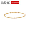 Elegant Office Chic Adjustable Twisted Chain Stainless Steel Anklet Silver Color Female Work Dating Statement - Image 1