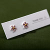 Handmade Multicolor Ceramic Flower Earrings With Stainless Steel Pin And Eye-catching Jewelry - Image 9