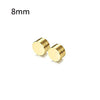 1 Pair 6-12mm Black Stainless Steel Magnetic Fake Gauges Earring Studs for Men Women Non Pierced Earrings - Image 11