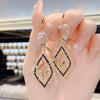 2PC Women's Geometric Spiral Earrings Jewelry Accessories Suitable for Date, Party, Festival Gifts - Image 7