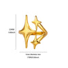 Stainless Steel Irregular Wave Rings For Women Creative Gold Color Adjustable Open Ring Female Jewelry Punk Rapper Gifts - Image 7