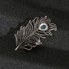 Women Men Rhinestone Ginkgo Badges Brooches Casual Unisex Metal Shiny Crystal Suit Office Pins Jewelry - Image 19