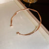 Twisted Open Cuff Bangle in Gold-Tone - Image 8