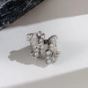 Sell Well in Europe America Wide Version Pearl Rings for Women Exaggerate Chunky Statement Jewelry Ring Gift - Image 4