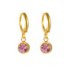 12 Month Birthstone Earrings Stainless Steel Gold Color Crystal Drop Earring for Women Jewelry Birthday Gifts - Image 14