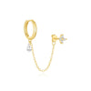 1PC Silver Crown Chain Tassel Zircon Drop Earrings For Women Gold Minimalism Earrings Jewelry Gift - Image 18