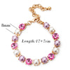 6mm Crystal Necklace Bracelet Set For Women Colorful Boho Color Zirconia Claw Seting Jewelry Set - Image 2