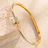 Yupsk 3/1Pcs Classic Stainless Steel Bracelet Set for Women Men Buling Zirconia Bangles Versatile Stacking Accessories - Image 11
